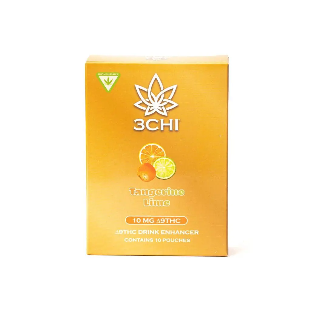 3Chi Delta 9 THC Flavored Drink Enhancer – Tangerine Lime (100 mg Total Delta 9 THC) - Image 4