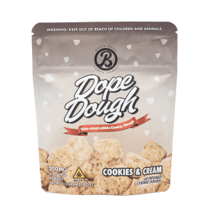 Baked Bags Delta 9 THC Dope Dough – Cookies & Cream (200 mg Total Delta 9 THC) - Image 2
