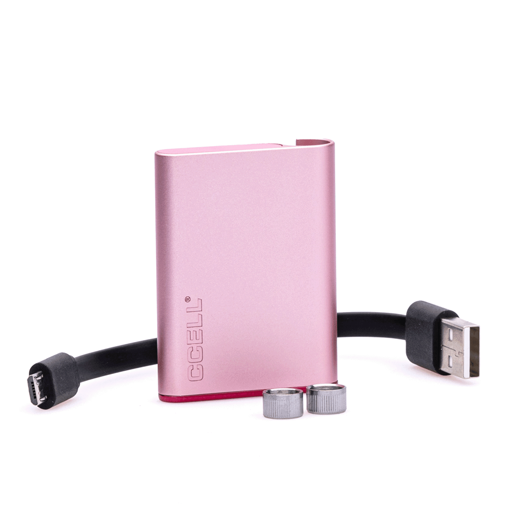 CCELL Palm Vape Battery – Rose Gold with Pink Frame - Image 3