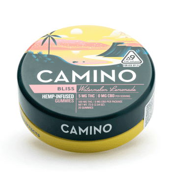 Camino Delta 9 THC Bliss Gummies – Watermelon Lemonade - Image 2