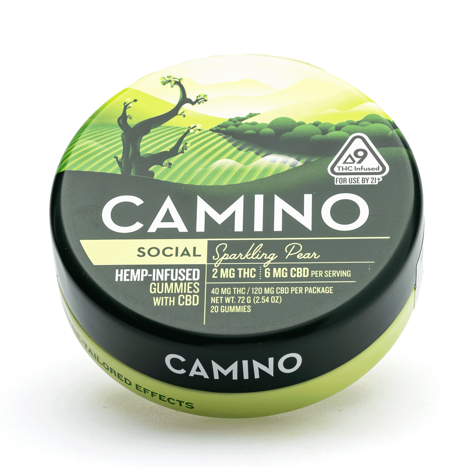Camino Delta 9 THC and CBD Social Gummies – Sparkling Pear - Image 2