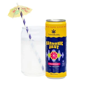 CannaBuddy Delta 9 THC Seltzer 6 Pack – Harmonic Zest