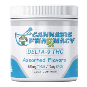 Cannabis Pharmacy Delta-9 THC Gummies | 10mg – Assorted Flavors – 30ct