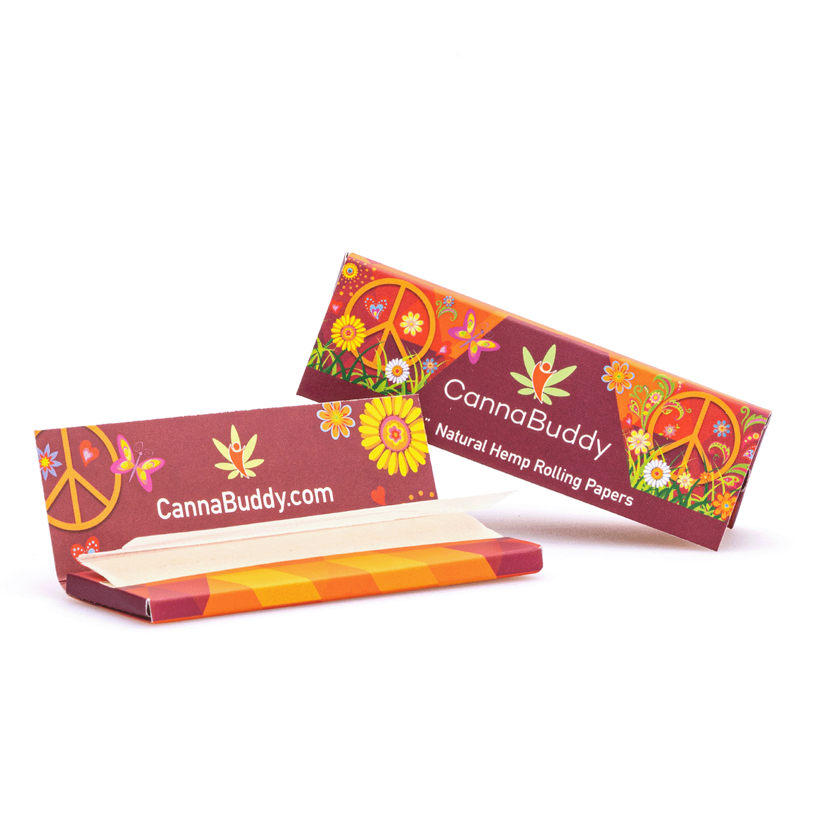 CannaBuddy Natural Hemp Rolling Papers 1 1/4″ (32 count)