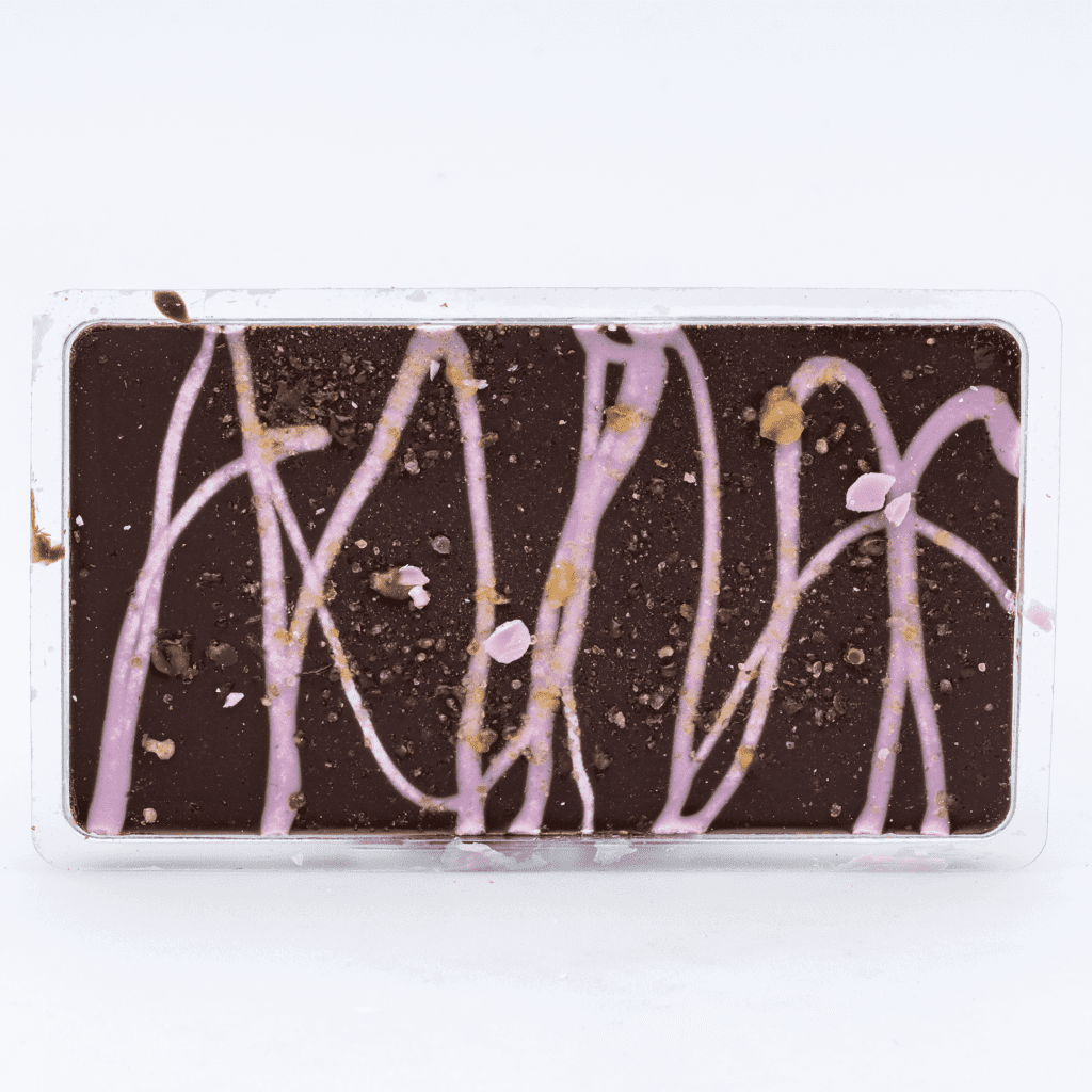 DeVINE Naturals Delta 8 and Delta 9 THC Cannabis Confections Chocolate Bar – Purple Haze - Image 4