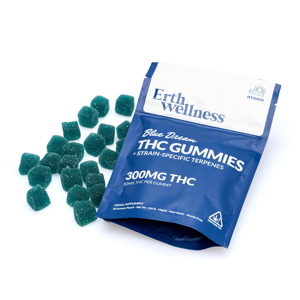 Erth Wellness THC Live Resin Gummies – Blue Dream