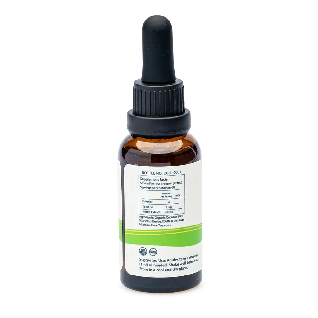 Haygood Delta 8 Tincture – Lemon Lime - Image 3