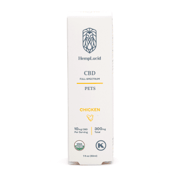 Hemplucid Full Spectrum CBD Pet Tincture – Chicken (300 mg Total CBD) - Image 3