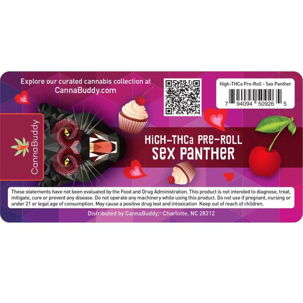 THCa Flower Pre-Roll Sex Panther - Image 4