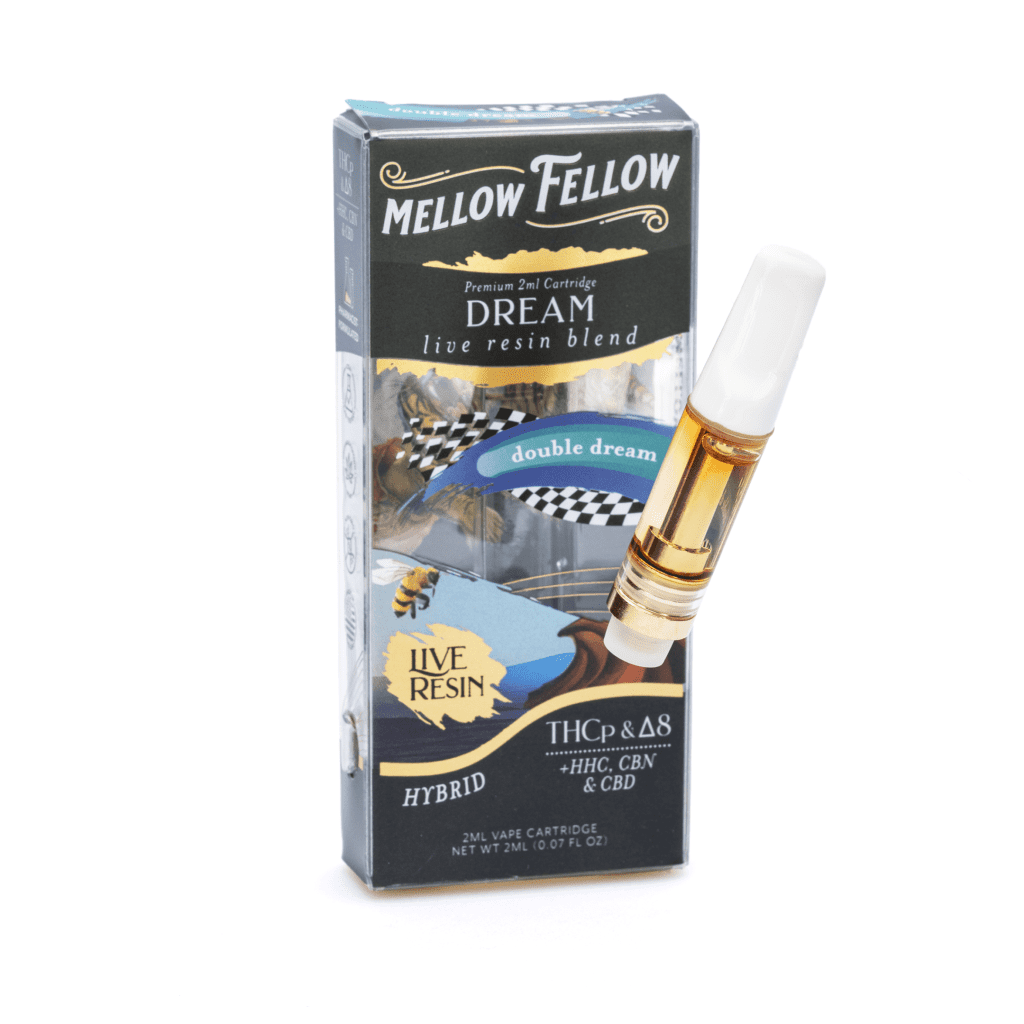 Mellow Fellow Dream Blend Live Resin Vape Cartridge – Double Dream