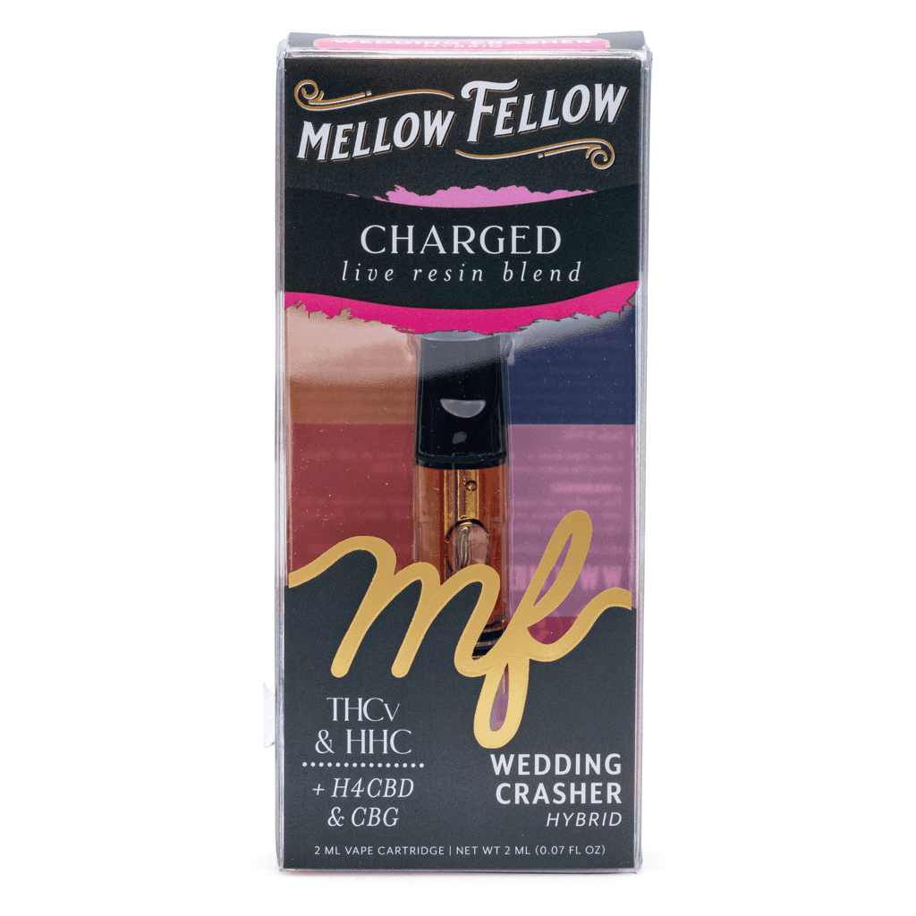 Mellow Fellow Charged Blend Live Resin Vape Cartridge – Wedding Crasher - Image 2