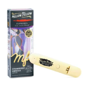 Mellow Fellow Picasso’s Euphoria Blend Live Resin Disposable Vape – Strawberry Amnesia