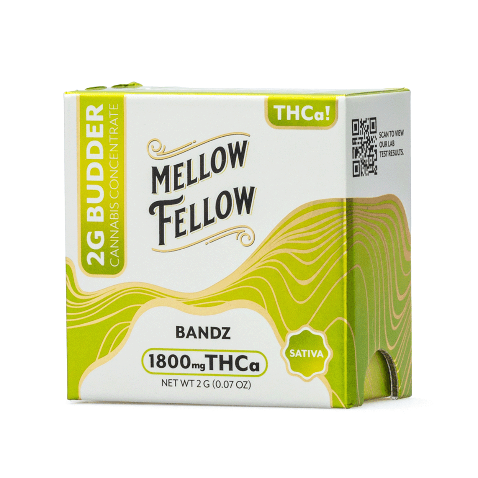 Mellow Fellow THCa Budder – Bandz (2 gram) - Image 2
