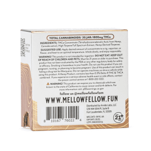 Mellow Fellow THCa Budder – Garlic Cookies (2 gram) - Image 3