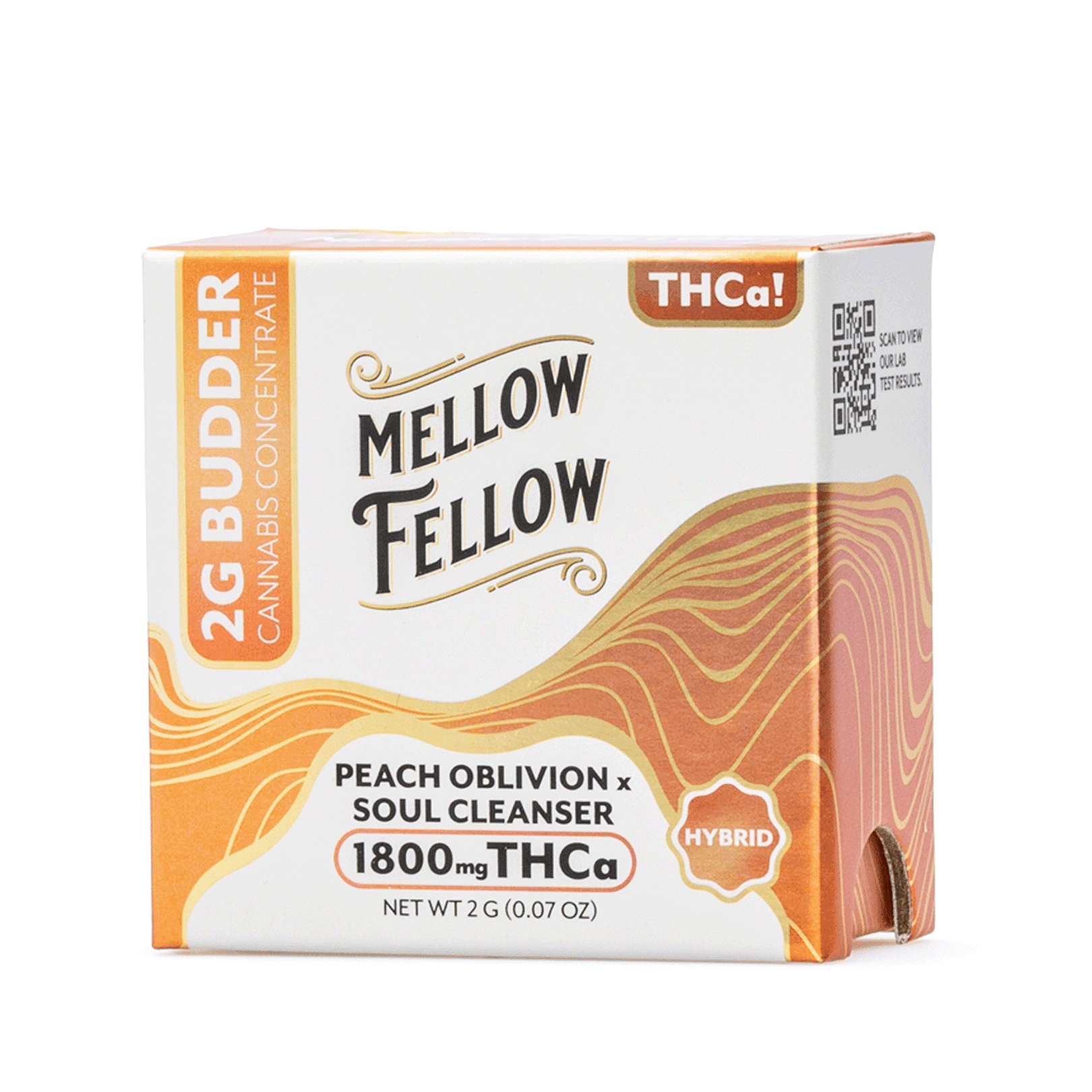 Mellow Fellow THCa Budder – Peach Oblivion x Soul Cleanser (2 gram) - Image 2