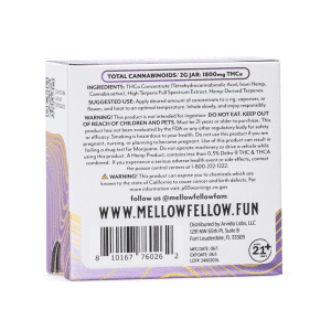 Mellow Fellow THCa Budder – Reba Jam (2 gram) - Image 3