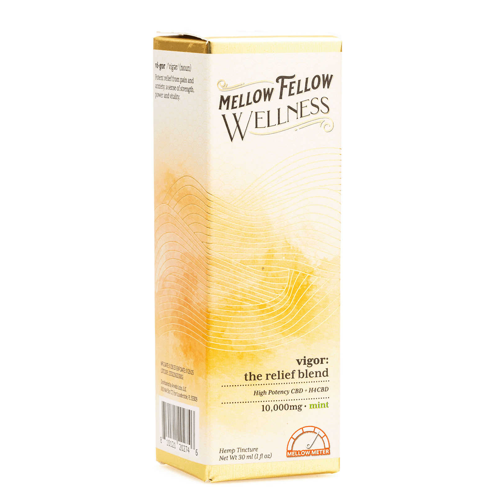 Mellow Fellow Wellness Tincture – Relief Blend – Mint (10000 mg Total Cannabinoids) - Image 2