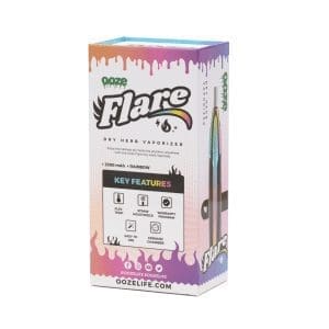 Ooze Flare Dry Herb Vaporizer – Rainbow - Image 2