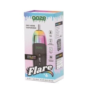Ooze Flare Dry Herb Vaporizer – Rainbow - Image 3