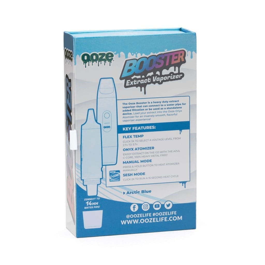 Ooze Booster Extract Vaporizer – Arctic Blue - Image 3