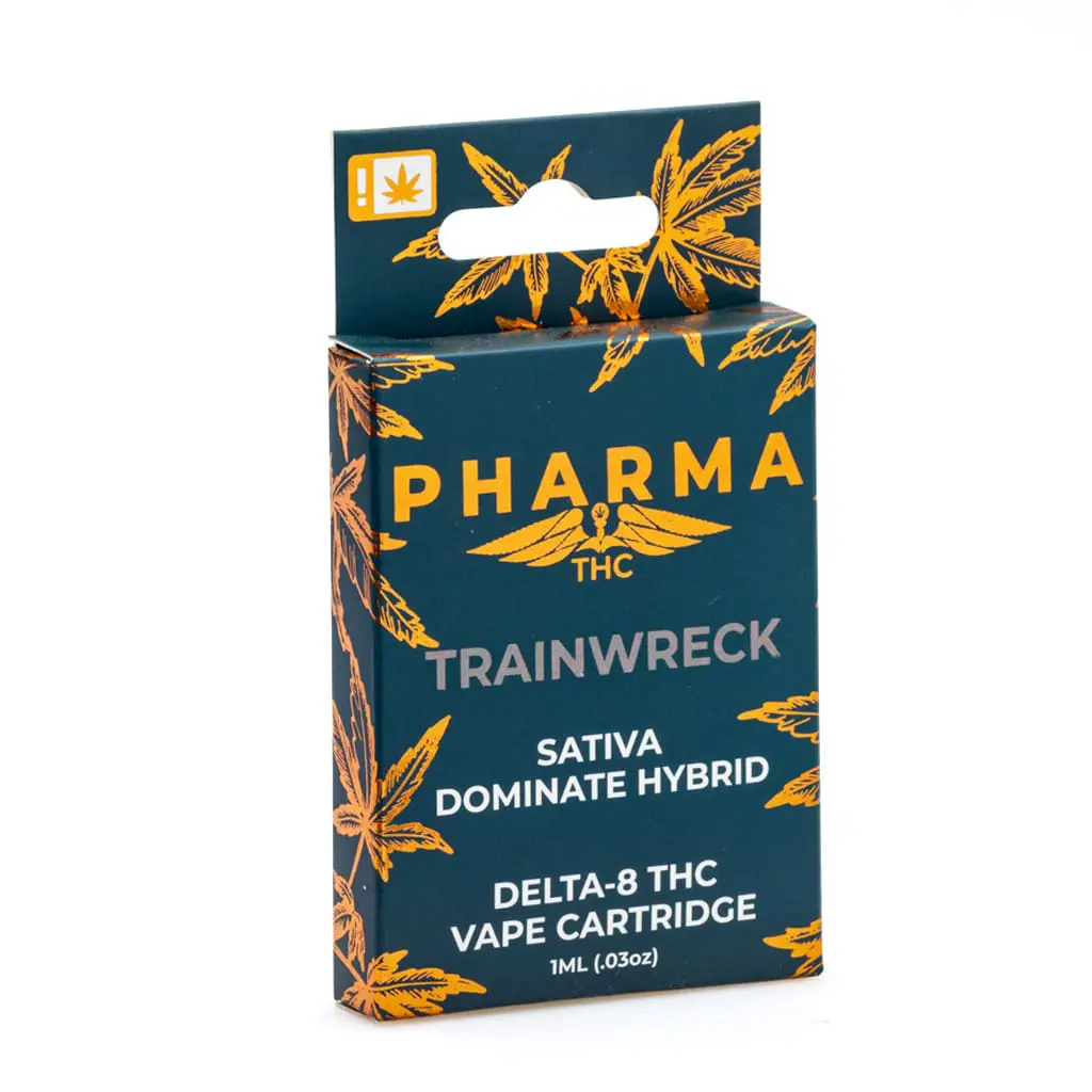 PharmaTHC Delta 8 THC Vape Cartridge – Trainwreck - Image 2