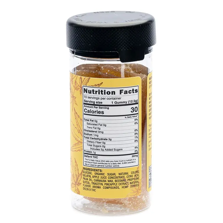 PharmaTHC Delta 9 THC All Natural Gummies – Pineapple Paradise - Image 3