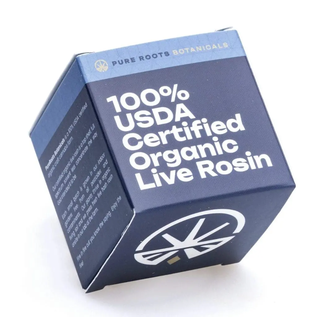 Pure Roots Botanicals THCa Live Rosin Concentrate – Carolina Sweet Frost (1 gram) - Image 2