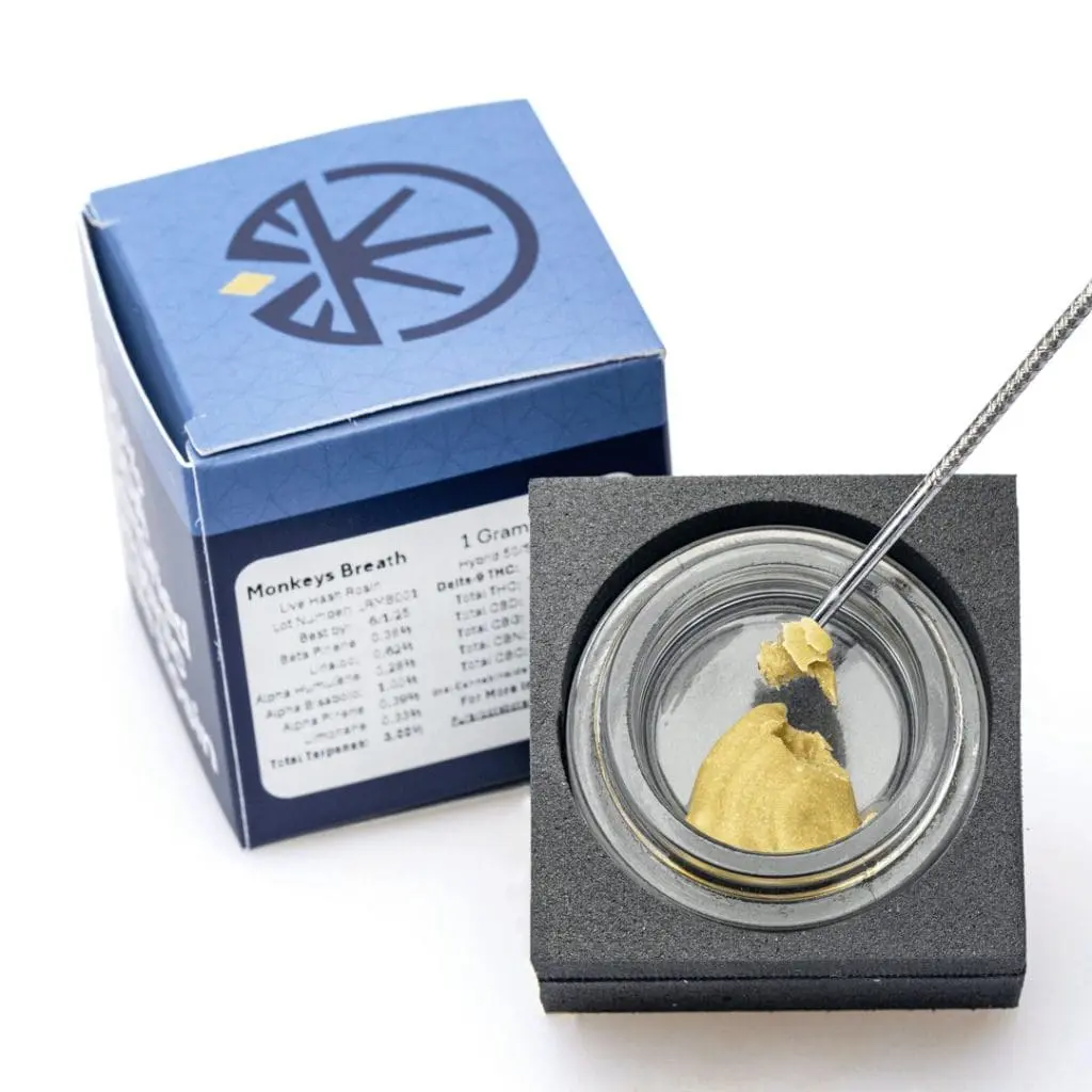 Pure Roots Botanicals THCa Live Rosin Concentrate – Monkey Breath (1 gram) - Image 4