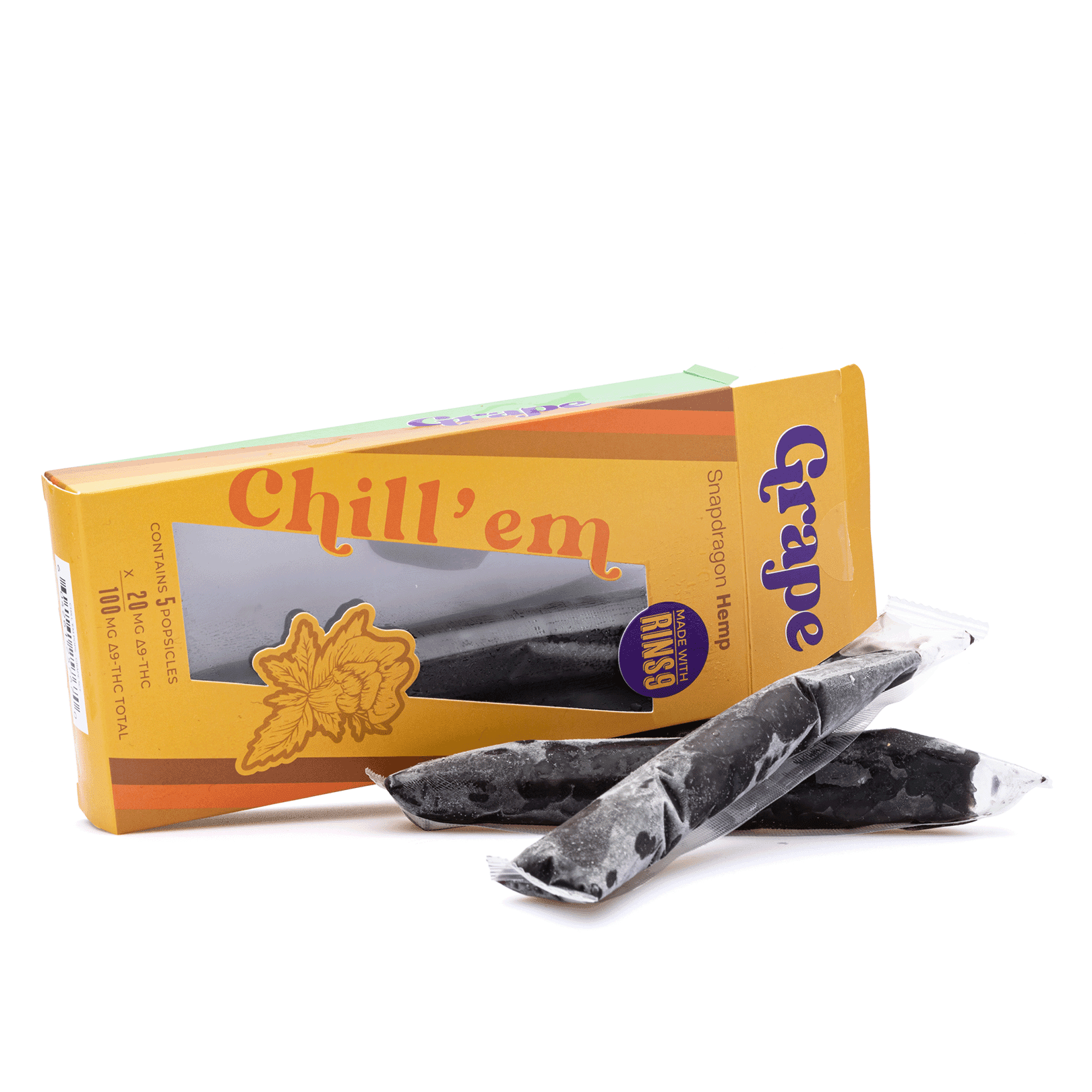 Snapdragon Delta 9 Chill ’em Infused Popsicles – Grape (100 mg Total Delta 9 THC)