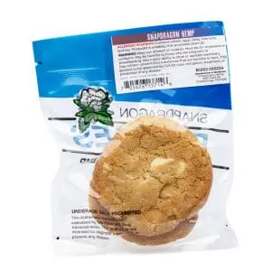 Snapdragon Delta 9 Live Resin and CBD White Chocolate Macadamia Cookies - Image 3