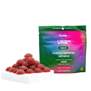 Urb Delta 9 THC Gummies – Dragonfruit Paradise (350 mg Total Delta 9 THC)