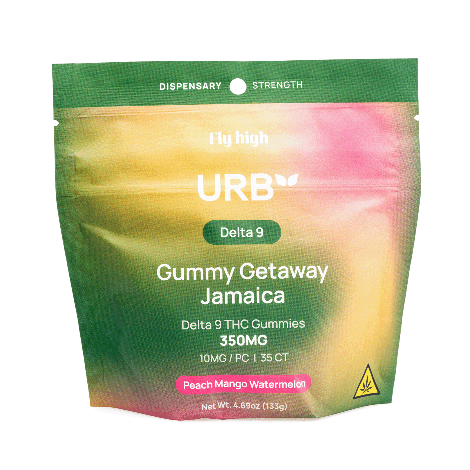 Urb Delta 9 THC Gummies – Peach Mango Watermelon (350 mg Total Delta 9 THC) - Image 2