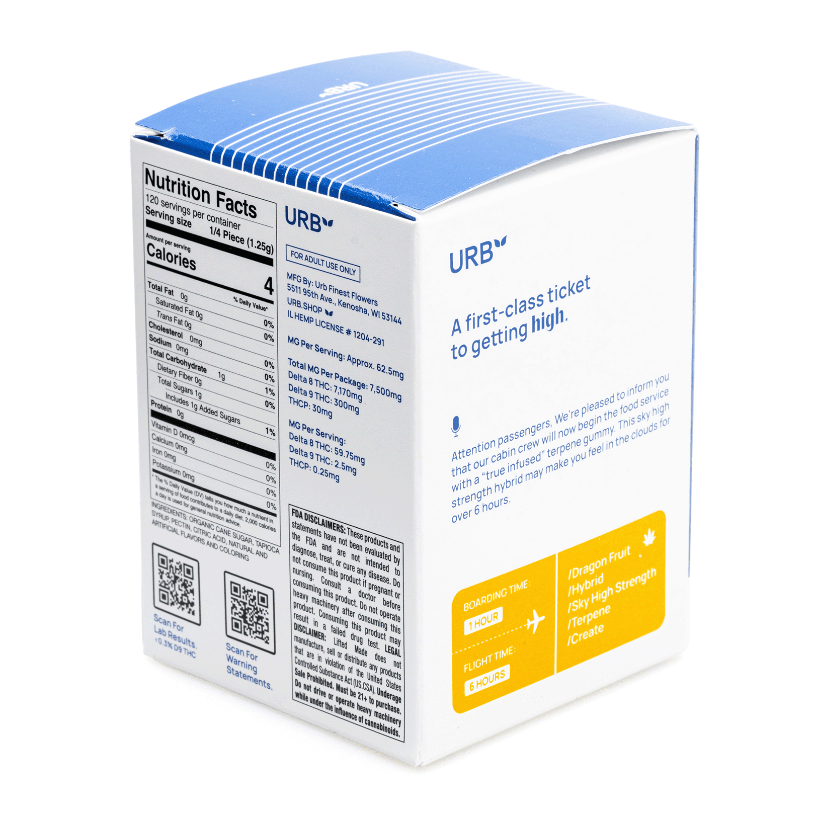 Urb Red Eye Skybites – Dragonfruit Paradise (7500 mg Total Cannabinoids) - Image 5