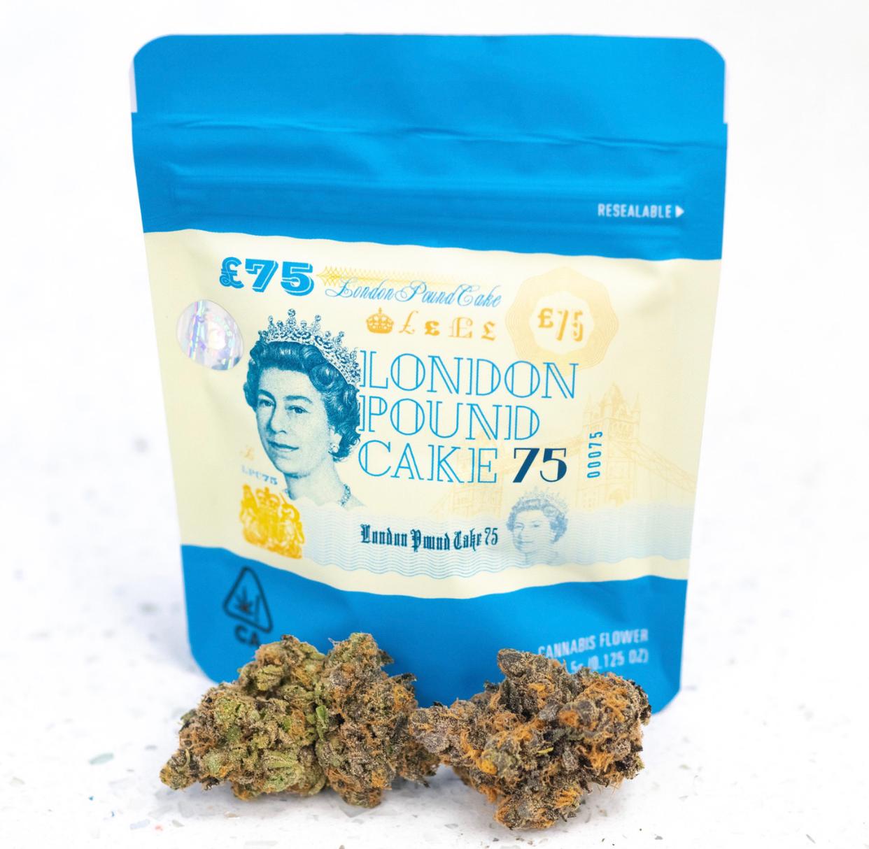 London Pound cake (8 grams)